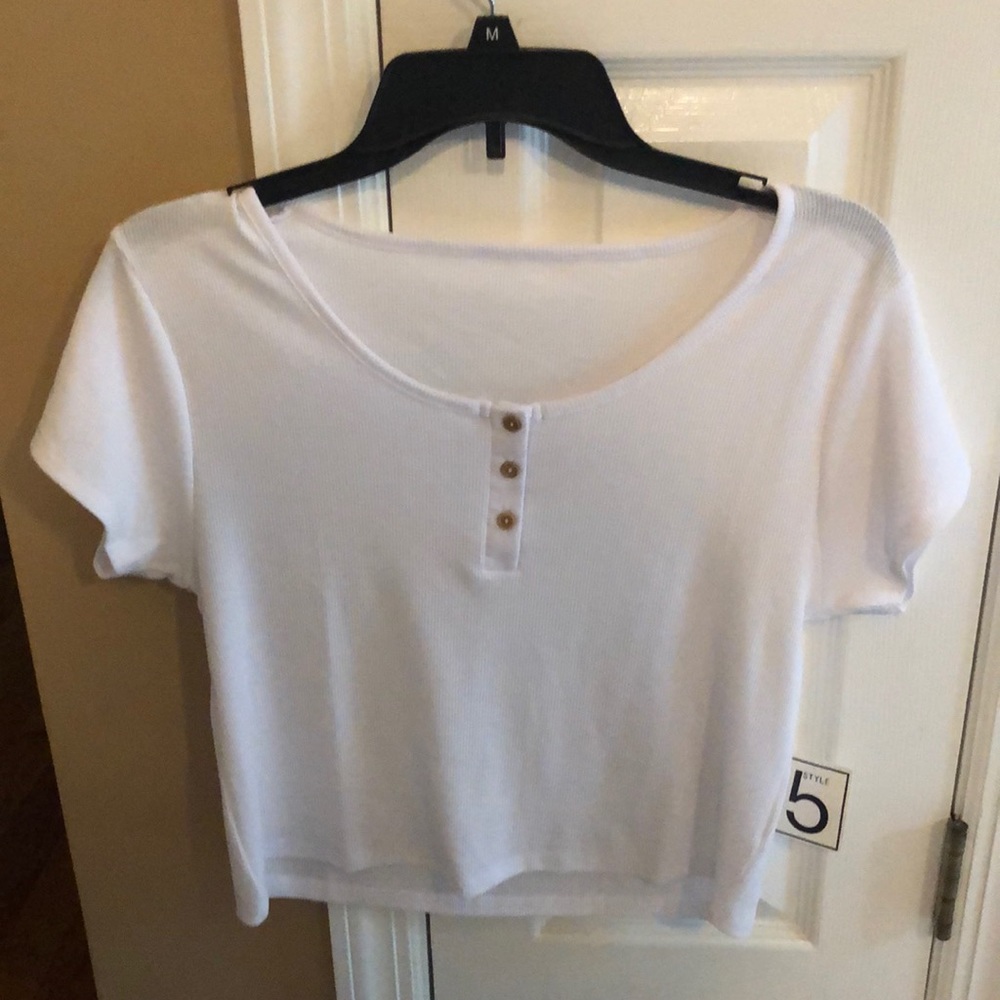 5 Style Cropped Rib Tee
